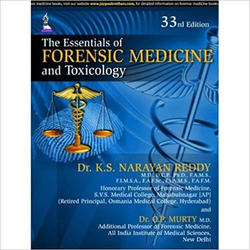 the essentials of forensic medicine and toxicology by narayan reddy pdf free do